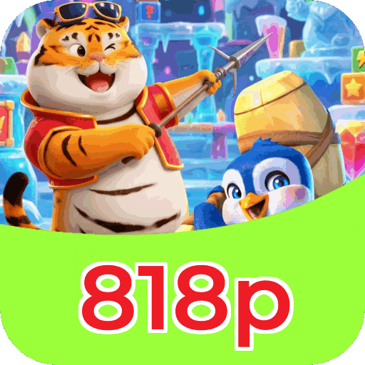 Interface do aplicativo 818p mostrando jogos disponíveis no iOS e Android